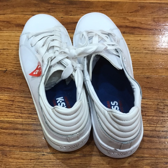 NEW K Swiss All White Sneakers - Picture 4 of 5